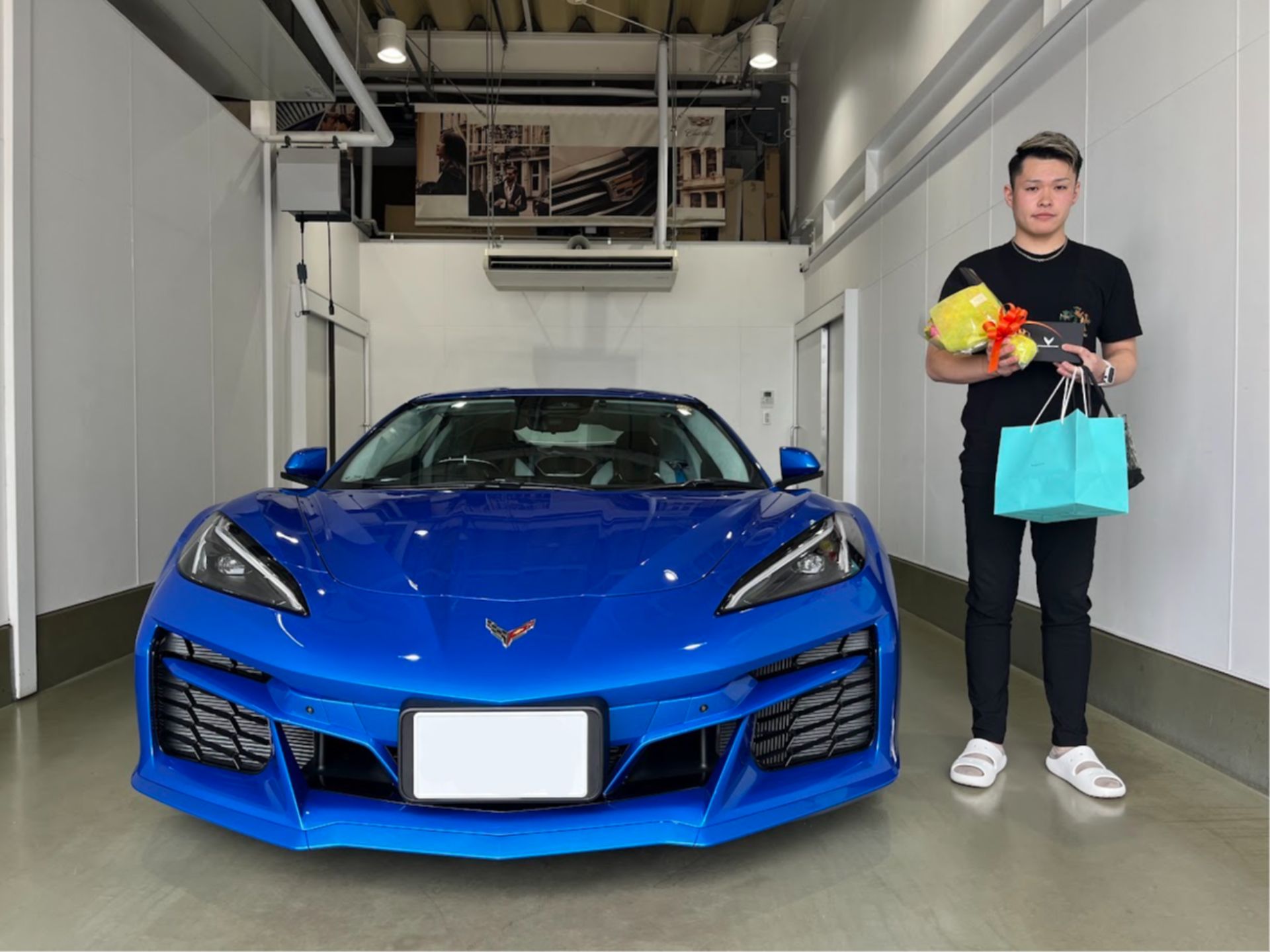 祝?ご納車 CHEVROLET CORVETTE E-Ray | キャデラック桜山／シボレー桜山