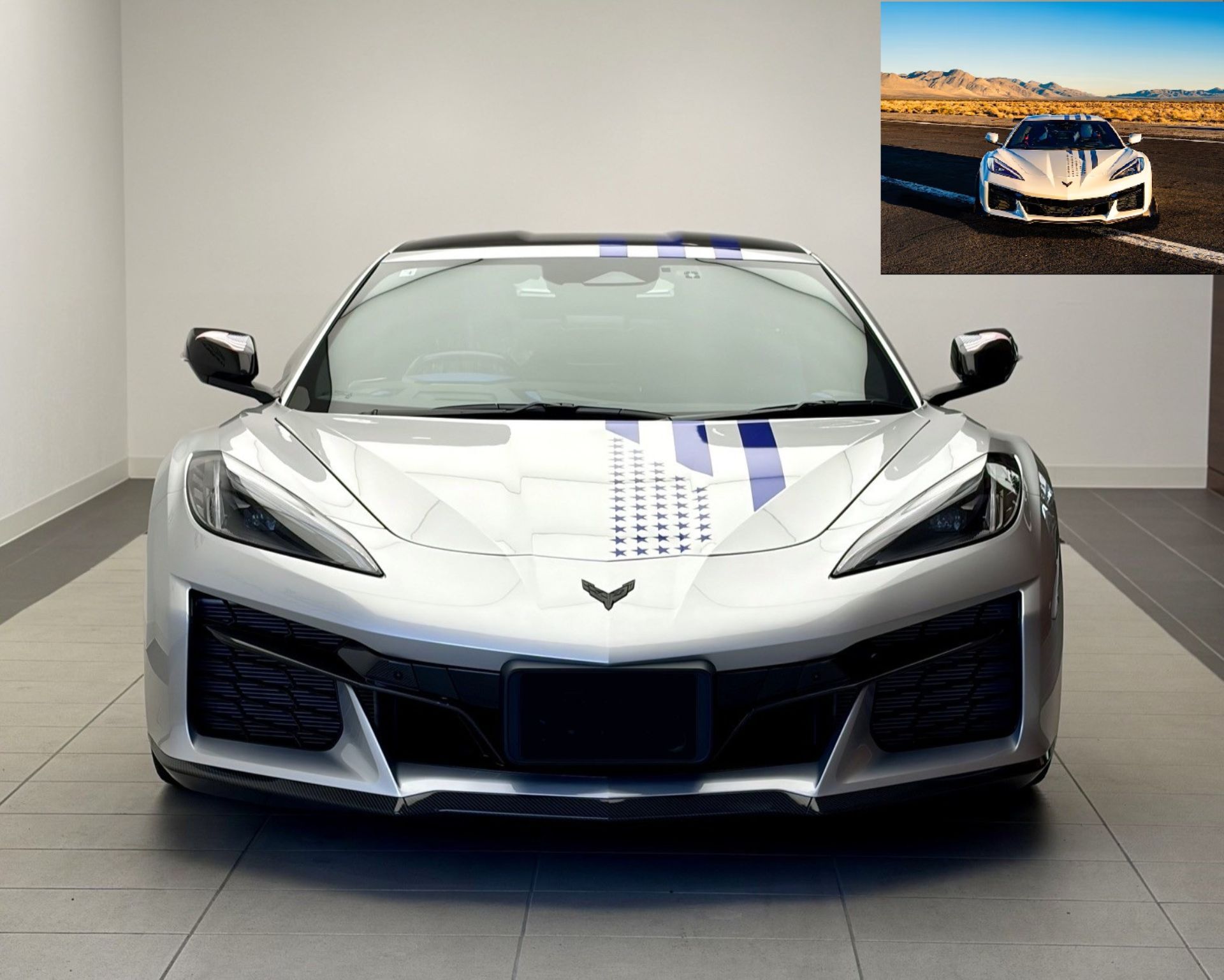 カスタムのご紹介〜 CORVETTE Z06 －Santorini Edition